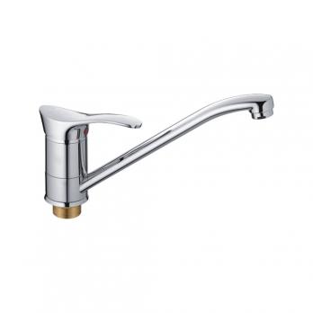 Смеситель для кухни 40к CN4901 CRON длинный пов. излив, п/гайку, ХРОМ