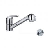 Смеситель для кухни 40к CN6003 CRON с выдвигающейся лейкой,  ХРОМ