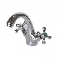 Смеситель для раковины 1/2 кер CN1042 CRON литой, ХРОМ