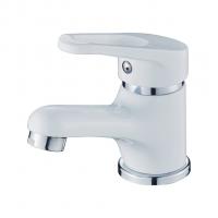 Смеситель для раковины 35к CN1013-8 CRON литой, БЕЛЫЙ