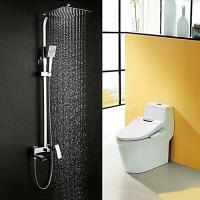 Душевая система 35к G2407-11 GAPPO лейка "Тропический душ" ХРОМ