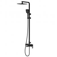 Душевая система 35к G2417-6 GAPPO лейка "Тропический душ" ЧЕРНЫЙ