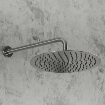 Душевая система 35к G7199-30 GAPPO встраиваемый, лейка "Тропич. душ" нерж. сталь, САТИН