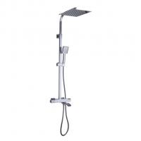 Душевая система термостат  G2407-40 GAPPO лейка "Тропический душ" квадрат 300*300 ХРОМ