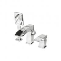 Смеситель для акриловой ванны 35к G1107 GAPPO (3 отв.) ХРОМ
