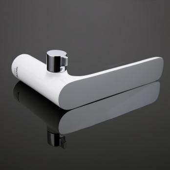 Смеситель для акриловой ванны 35к G1148 GAPPO (3 отв.) БЕЛЫЙ-ХРОМ