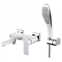 Смеситель для ванны 35к G3248 GAPPO БЕЛЫЙ-ХРОМ