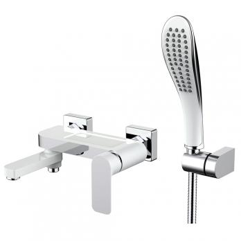 Смеситель для ванны 35к G3248 GAPPO БЕЛЫЙ-ХРОМ