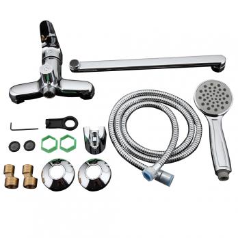 Смеситель для ванны и раковины 35к G2236 GAPPO L-излив, ХРОМ