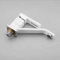 Смеситель для кухни 35k G4517-8 GAPPO длинный пов. излив, п/гайку, БЕЛЫЙ-хром