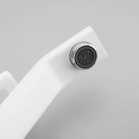 Смеситель для кухни 35k G4517-8 GAPPO длинный пов. излив, п/гайку, БЕЛЫЙ-хром