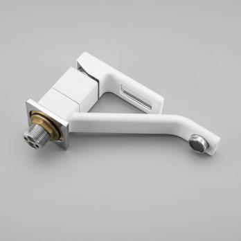 Смеситель для кухни 35k G4517-8 GAPPO длинный пов. излив, п/гайку, БЕЛЫЙ-хром