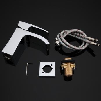 Смеситель для раковины 35к G1007-1 GAPPO литой, п/гайку, ХРОМ