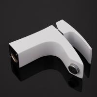 Смеситель для раковины 35к G1007-7 GAPPO литой, п/гайку, БЕЛЫЙ-ХРОМ