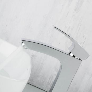 Смеситель для раковины 35к G1007-72 GAPPO высокий, литой, п/гайку, ХРОМ