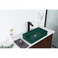 Смеситель для раковины 35к G1007-86 GAPPO высокий, литой, ЧЕРНЫЙ