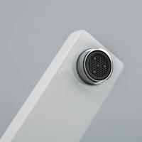 Смеситель для раковины 35к G1017-2 GAPPO литой, высокий, БЕЛЫЙ-ХРОМ