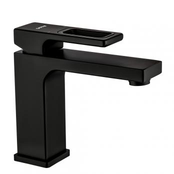 Смеситель для раковины 35к G1017-6 GAPPO литой, п/гайку, ЧЕРНЫЙ