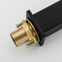 Смеситель для раковины 35к G1017-62 GAPPO высокий, литой, п/гайку, ЧЕРНЫЙ