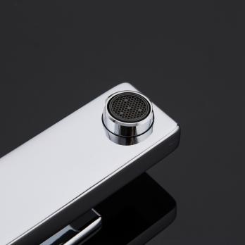 Смеситель для раковины 35к G1018 GAPPO литой, п/гайку, ХРОМ