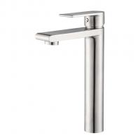 Смеситель для раковины 35к G1099-22 GAPPO нерж. сталь, высокий, литой, САТИН