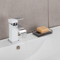 Смеситель для раковины 35к G1007-8 GAPPO литой, п/гайку, БЕЛЫЙ-Хром