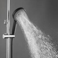 Лейка для душа GAPPO G004 3 режима, круглая, ЧЕРНЫЙ