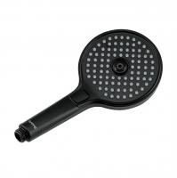 Лейка для душа GAPPO G004 3 режима, круглая, ЧЕРНЫЙ