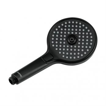 Лейка для душа GAPPO G004 3 режима, круглая, ЧЕРНЫЙ