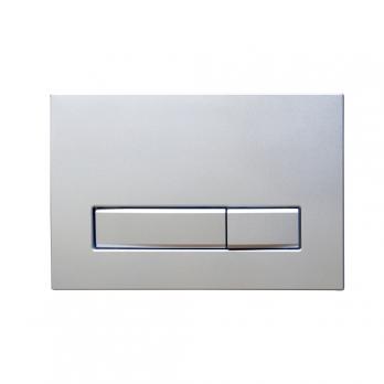 Система инсталляции УКЛАД для унитаза с узкой кнопкой цвета алюминий СИ 01.04.54.10.6