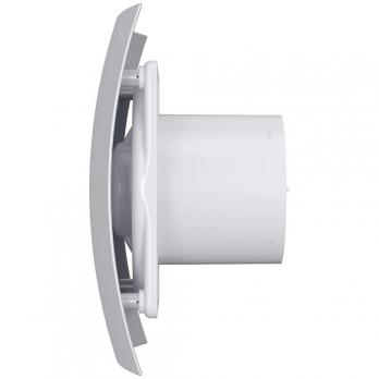 Вентилятор вытяжной D100 BREEZE 4С с обратным клапаном Gray metal DICITI