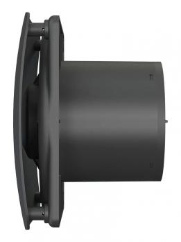 Вентилятор вытяжной D100 RIO 4С с обратным клапаном Matt black DICITI