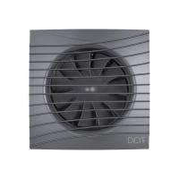 Вентилятор вытяжной D100 SILENT 4С dark gray metal с обратным клапаном  DICITI