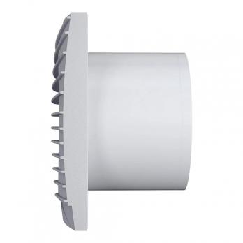 Вентилятор вытяжной D100 SILENT 4С gray metal с обратным клапаном  DICITI