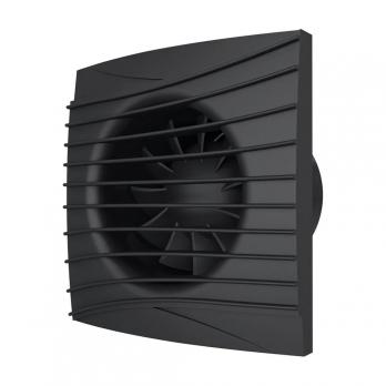 Вентилятор вытяжной D100 SILENT 4С Matt black с обратным клапаном  DICITI