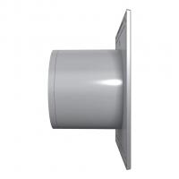 Вентилятор вытяжной D100 SLIM 4С gray metal с обратным клапаном  DICITI