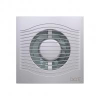 Вентилятор вытяжной D100 SLIM 4С gray metal с обратным клапаном  DICITI
