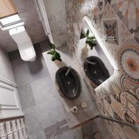 Зеркало MIXLINE "Алон радиус" - ЭКОНОМ 500*700 (ШВ) светодиодная подсветка, сенсорный выключатель