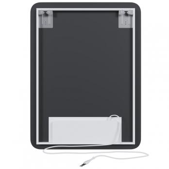 Зеркало MIXLINE "Алон радиус" - ЭКОНОМ 500*700 (ШВ) светодиодная подсветка, сенсорный выключатель