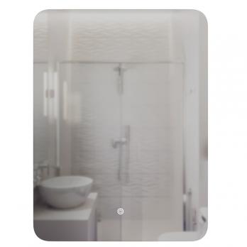 Зеркало MIXLINE "Алон радиус" - ЭКОНОМ 500*700 (ШВ) светодиодная подсветка, сенсорный выключатель