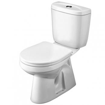 Унитаз-компакт "Анимо" в пол (Эконом нижн.подв, 1-кн.арм. Уклад, полип.сид.) (Santek)