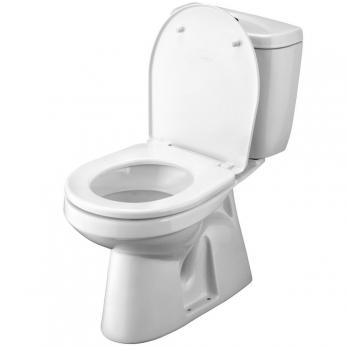 Унитаз-компакт "Анимо" в пол (Эконом нижн.подв, 1-кн.арм. Уклад, полип.сид.) (Santek)