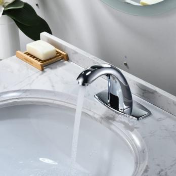 Смеситель для раковины сенсорный ПРОФСАН ПСМ-2018 литой, ХРОМ