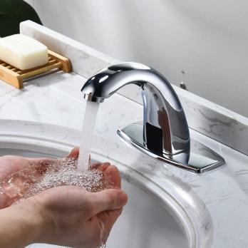 Смеситель для раковины сенсорный ПРОФСАН ПСМ-2018 литой, ХРОМ