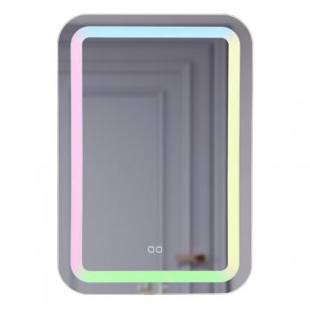 Зеркало MIXLINE "Мальта" RGB 550*800 (ШВ) сенсорный выключатель, МУЛЬТИ-ЦВЕТ