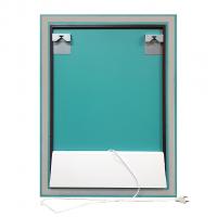 Зеркало MIXLINE "Норма-Лайт" 600*800 (ШВ) ал. профиль, сенсорный выключатель,светодиодная подсветка