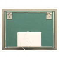 Зеркало MIXLINE "Норма-Лайт" 800*600 (ШВ) ал. профиль, сенсорный выключатель,светодиодная подсветка