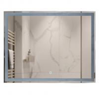 Зеркало MIXLINE "Норма-Лайт" 800*600 (ШВ) ал. профиль, сенсорный выключатель,светодиодная подсветка