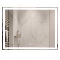 Зеркало MIXLINE "Норма-Лайт" 800*600 (ШВ) ал. профиль, сенсорный выключатель,светодиодная подсветка