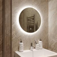 Зеркало MIXLINE "Саванна-Лайт" D500 сенсорный выкл., светодиодная открытая подсветка